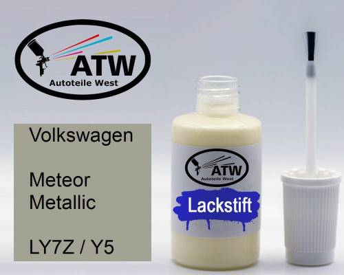 Volkswagen, Meteor Metallic, LY7Z / Y5: 20ml Lackstift, von ATW Autoteile West.